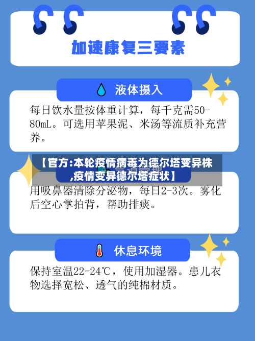 【官方:本轮疫情病毒为德尔塔变异株,疫情变异德尔塔症状】