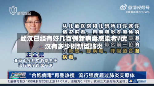 武汉已经有好几百例新病毒感染者/武汉有多少例新型肺炎-第2张图片