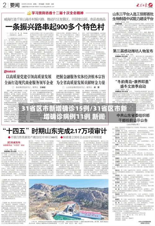 31省区市新增确诊15例/31省区市新增确诊病例11例 新闻