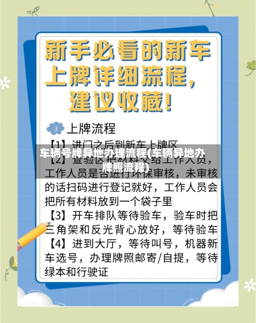 车辆号牌异地办理流程(车辆异地办牌照流程)