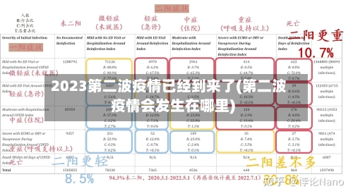 2023第二波疫情已经到来了(第二波疫情会发生在哪里)-第3张图片